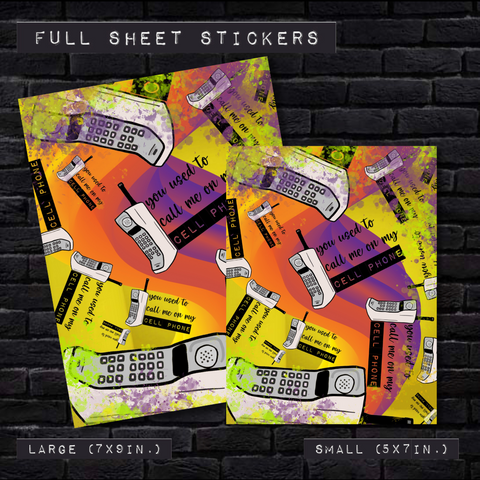 Full Sheet Stickers |May 2023|