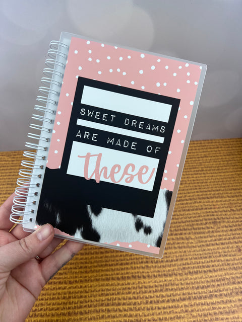 Sweet Dreams Are Made Of These |5x7 Reusable Sticker Book|
